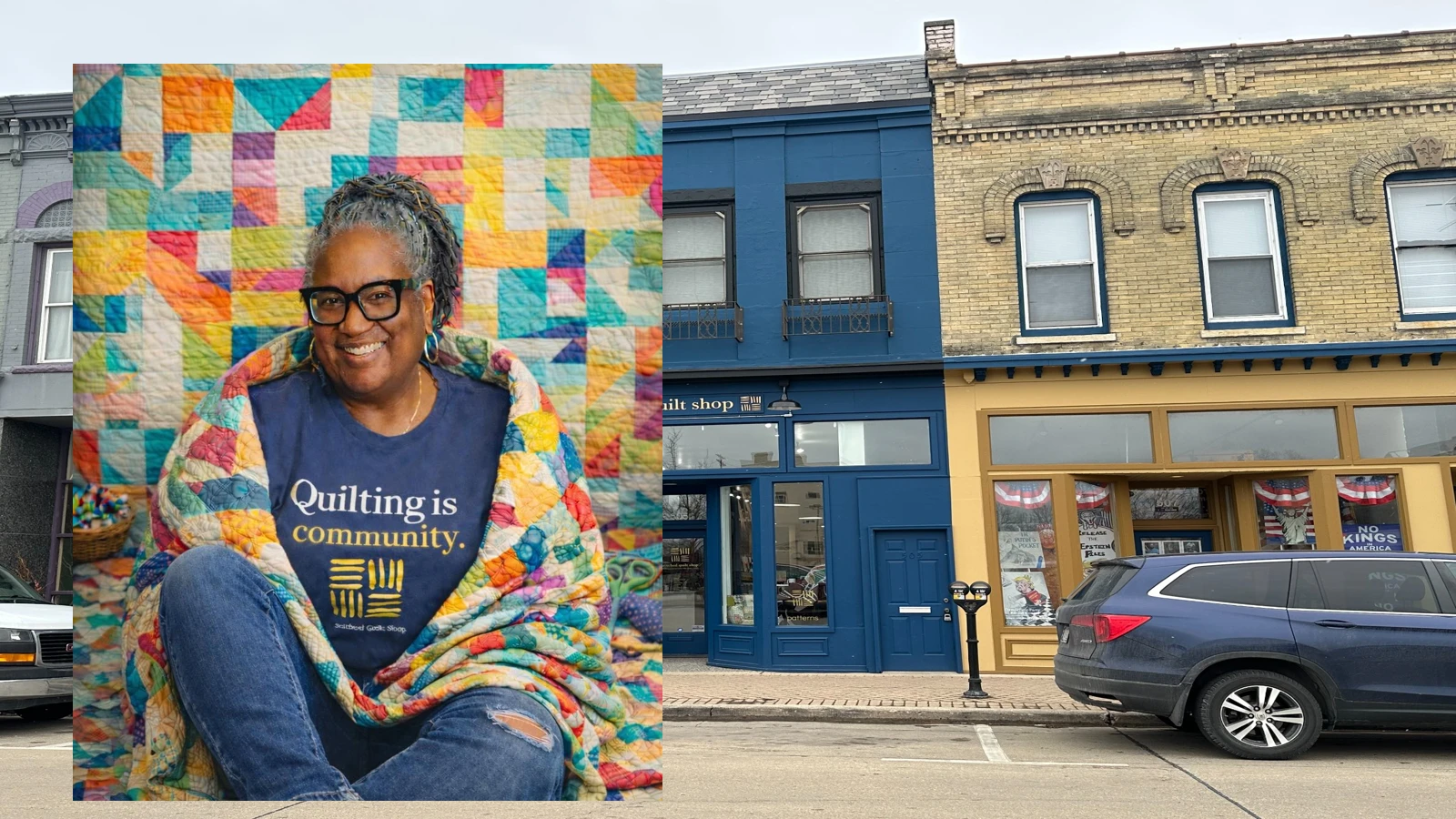 ਰਾਸਿਨ ਵਿਚ ਸੋਹਣੇ ਕਫ਼ਤਾਨਾਂ ਦੀ ਦੁਕਾਣ Stitched Quilt Shop ਦੀ ਮਾਲਕਾ ਨਾਲ ਮੱਲਾਕਾਤ