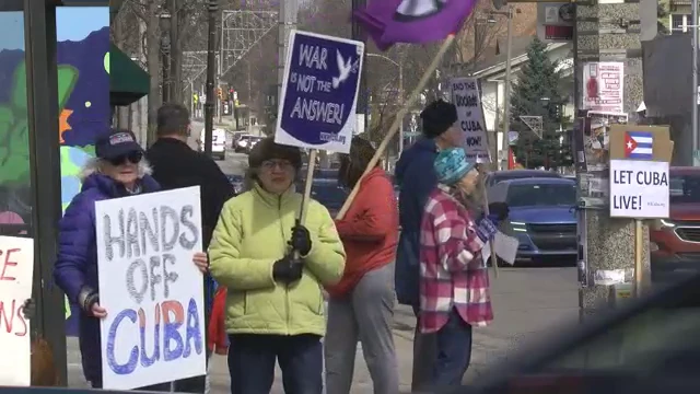 ਮਿਲਵੌਕੀ 'ਚ ਕਿਊਬਾ ਤੇ ਟਰੰਪ ਸਰਕਾਰ ਖ਼ਿਲਾਫ਼ ਪ੍ਰਦਰਸ਼ਨ