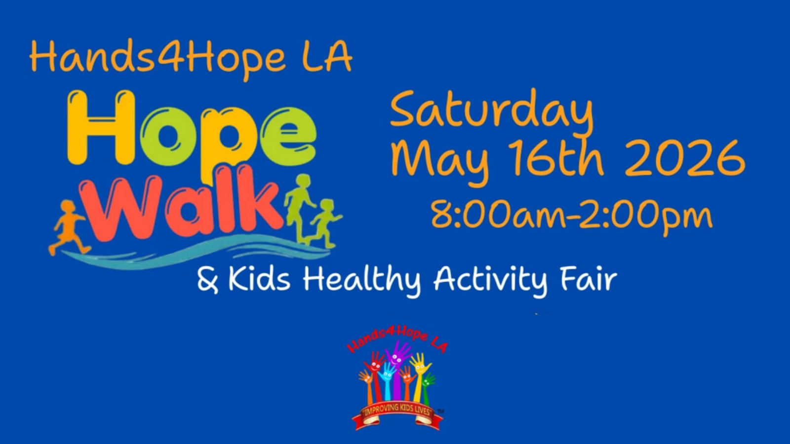 ਹੈਂਡਸ4ਹੋਪ ਲਾ 'ਚ ਮੁਫ਼ਤ ਲੰਚ ਤੇ ਇਨਾਮ ਨਾਲ 5K ਹੋਪਵਾਕ