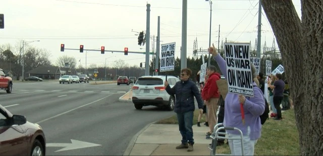 ਸਪ੍ਰਿੰਗਫੀਲਡ ਵਿੱਚ ਅਮਰੀਕਾ ਦੇ ਇਰਾਨ ਵਿਵਾਦ 'ਚ ਹਿੱਸੇਦਾਰੀ ਖਿਲਾਫ਼ ਪ੍ਰਦਰਸ਼ਨ