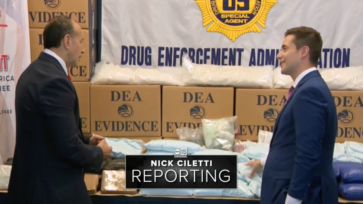ਅਰੀਜ਼ੋਨਾ 'ਚ ਤਿੰਨ ਮਿਲੀਅਨ ਫੈਂਟਾਨੀਲ ਗੋਲੀਆਂ ਜ਼ਬਤ
