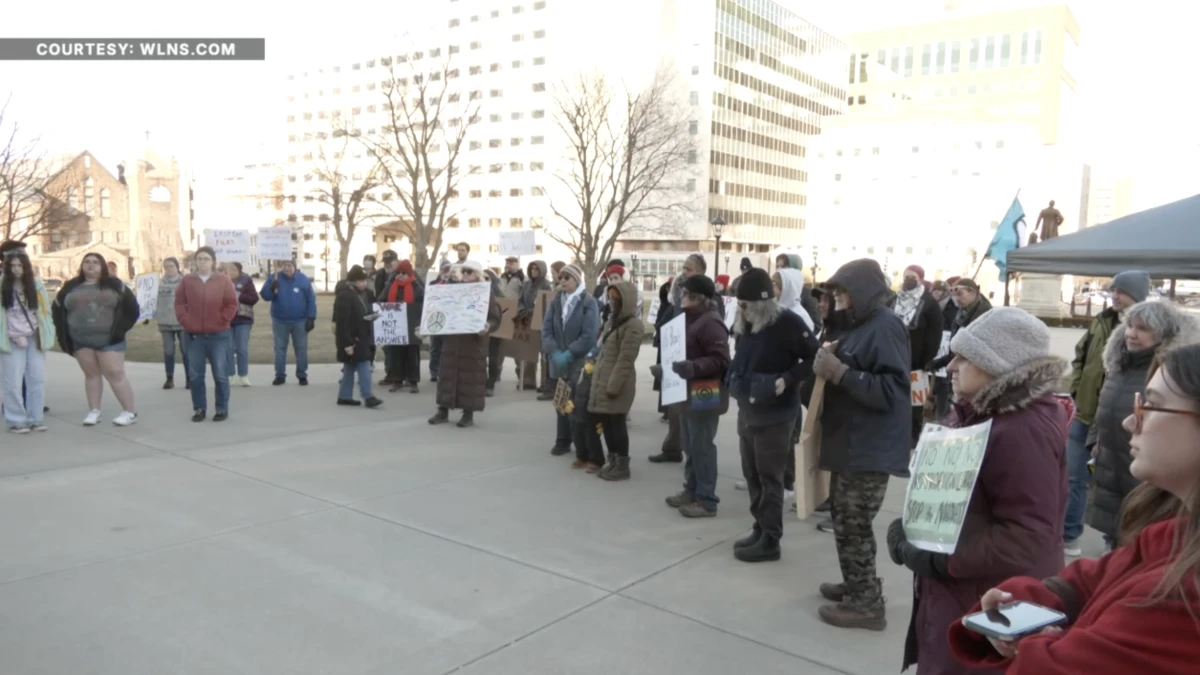 ਮਿਚੀਗਨ ਵਿਖੇ ਯੁੱਧ ਖ਼ਿਲਾਫ਼ ਪ੍ਰਦਰਸ਼ਨ, ਯੁੱਧ ਪਾਵਰਜ਼ ਰੈਜ਼ੋਲੂਸ਼ਨ ਦੀ ਮੰਗ