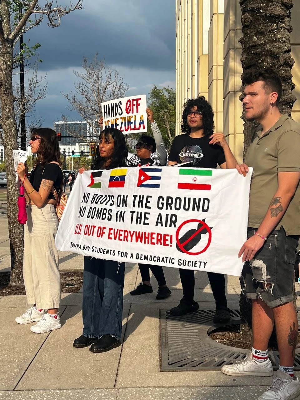 ਟੈਂਪਾ ਵਿਦਿਆਰਥੀ ਮਾਦੁਰੋ ਲਈ ਆਵਾਜ਼ ਉਠਾਉਂਦੇ