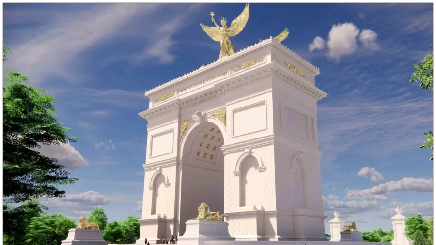 ਵਾਸ਼ਿੰਗਟਨ 'ਚ ਟਰੰਪ ਦਾ 250 ਫੁੱਟ ਚੋਟਾ ਆਰਚ ਮਾਡਲ ਦੀ ਪੇਸ਼ਕਸ਼