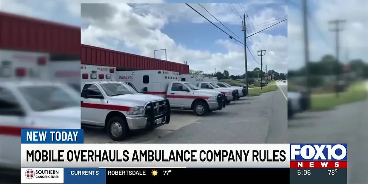 ਮੋਬਾਈਲ 'ਚ ਨਿੱਜੀ ਐਂਬੂਲੈਂਸ ਲਈ ਨਵੇਂ ਕਨੂੰਨ, ਕੰਪਨੀ ਨੂੰ ਚਿੰਤਾ