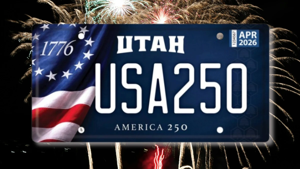 ਯੂਟਾਹ ਨੇ ਲਾਂਚ ਕੀਤੀ ਨਵੀਂ 'ਅਮਰੀਕਾ 250' ਲਾਈਸੈਂਸ ਪਲੇਟ