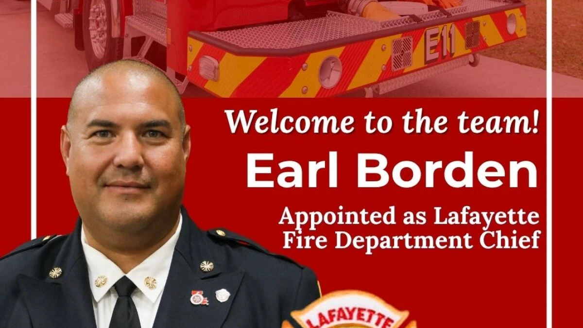 ਲਾਫਾਏਟ ਲਈ ਨਵਾਂ ਅੱਗ ਬੁਝਾਉਣ ਵਾਲਾ ਮੁਖੀ ਚੁਣਿਆ ਗਿਆ