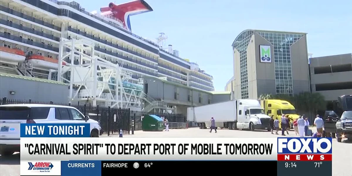 ਕਾਰਨਿਵਾਲ ਸਪੀਰਿਟ ਛੇ ਮਹੀਨੇ ਲਈ ਮੋਬਾਈਲ ਤੋਂ ਰਵਾਨਾ