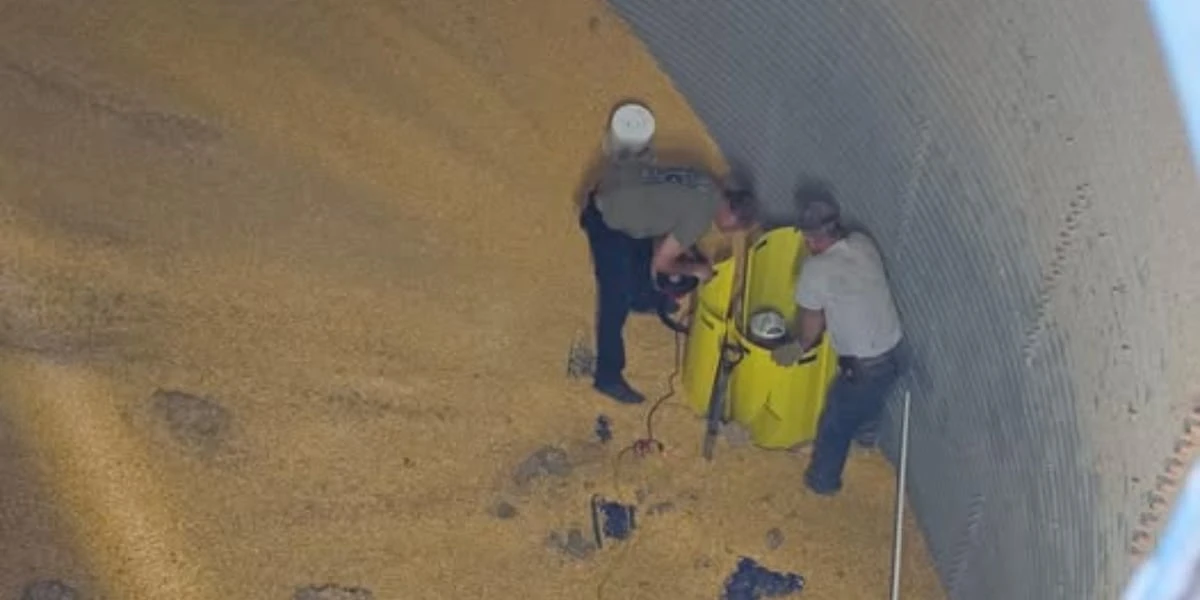 ਇੰਡਿਆਨਾ 'ਚ ਦਾਣੇ ਦੇ ਬਿਨ ਤੋਂ ਬਚਾਇਆ ਮਨੁੱਖ